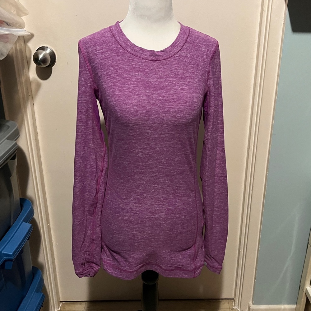 LULULEMON RUN DASH RUFFLE BACK LONG SLEEVE - Picture 2 of 13